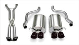 Corsa Performance 2005-2008 C6 Chevrolet Corvette 6.0L, 6.2L V8 2.5" Dual Rear Exit Cat-Back Exhaust System with Twin 3.5" Tips (14169CB4) Sport Sound Level