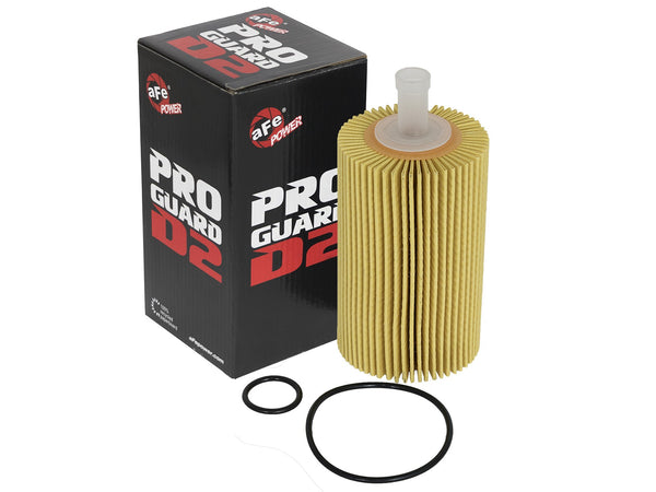 AFE: Pro GUARD D2 Oil Filter Cartridge: 2.71in OD x 2.71in HT