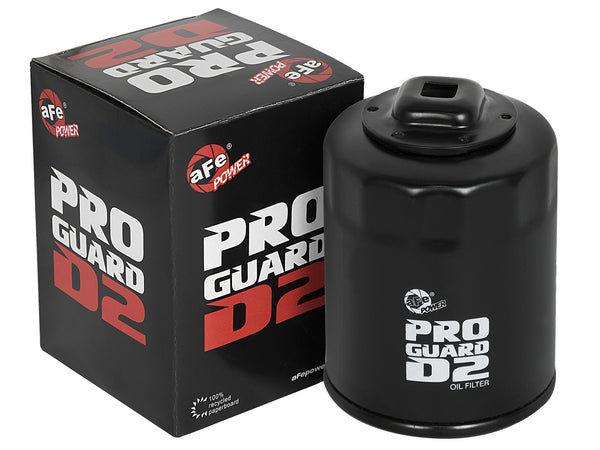 AFE: Pro GUARD D2 Oil Filter Canister: 2.65in OD x 2.65in HT