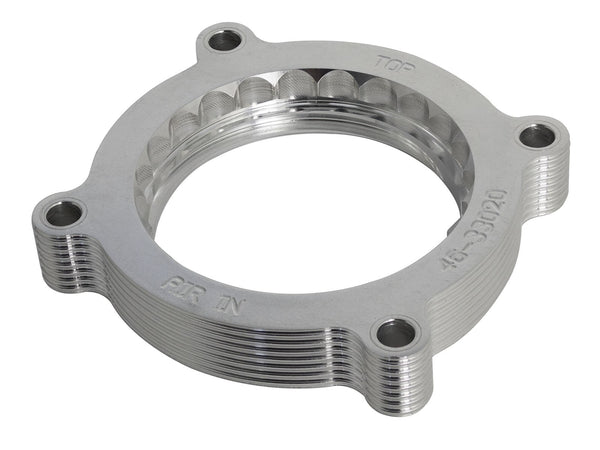 AFE: Silver Bullet Throttle Body Spacer Ford Mustang GT 11-19 V8-5.0L (Will Not Work w/Aftermarket Intakes)