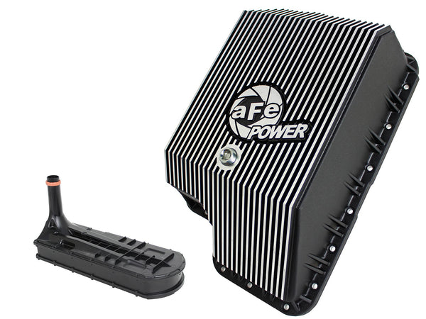 AFE: Transmission Pan, Machined Fins 	 Ford Diesel Trucks 94-10 V8-6.4L/6.0L/7.3L (td)