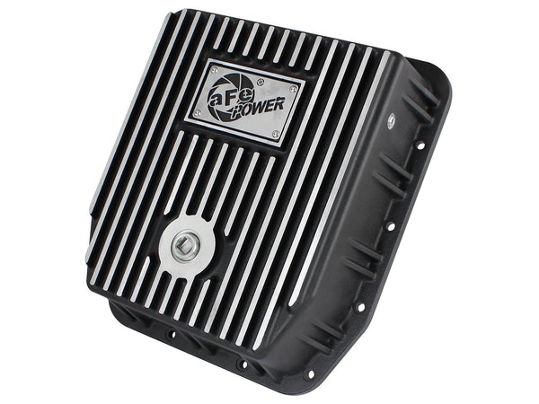 AFE: Transmission Pan, Machined Fins Ford Trucks 93-08 (AODE/4R70W Transmission)