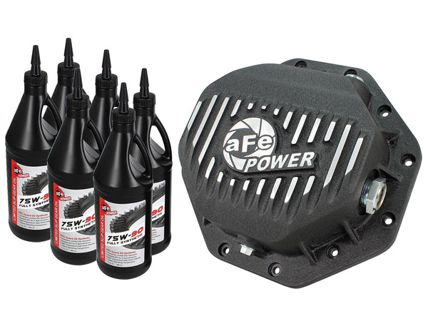 AFE: Rear Differential Cover, Machined Fins; Pro Series w/ Gear Oil 	 Dodge/RAM 94-18 (Corporate 9.25-12 Bolt Axles)
