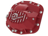 AFE: Pro Series Front Differential Cover Red w/ Machined Fins 	 Jeep Wrangler (JL) 18-20 (Dana M186)