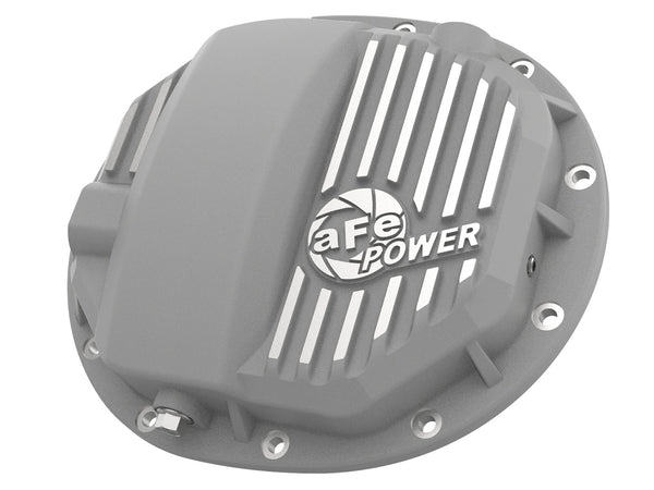 AFE: Street Series Rear Differential Cover Raw w/ Machined Fins GM Gas Trucks 14-19 I4-2.7L, V6-4.3L, V8-5.3L/6.2L (AAM 9.5/9.76)