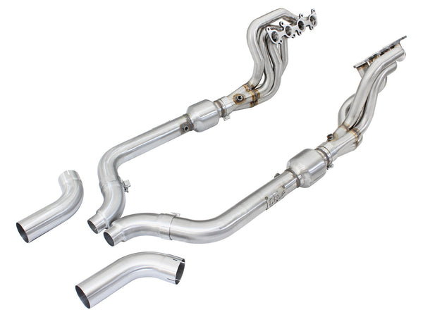 AFE: Twisted Steel Long Tube Header & Connection Pipes (Street Series) Ford Mustang GT 15-19 V8-5.0L