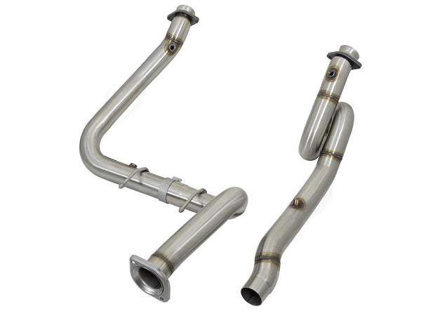 AFE: Twisted Steel 304 Stainless Steel Down-Pipes (Race Series) 	 Ford F-150 Raptor 17-20 V6-3.5L (tt)