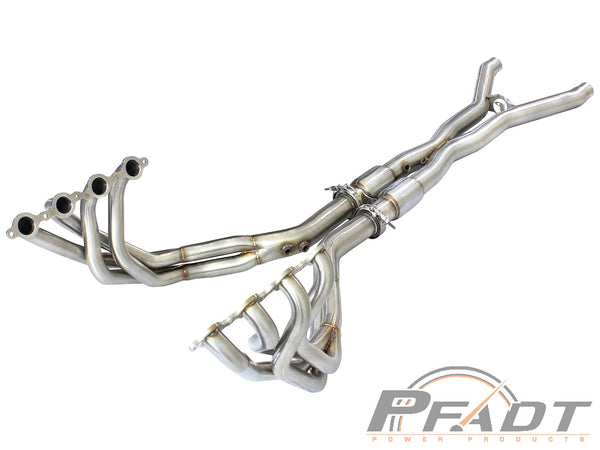 AFE: PFADT Series Tri-Y Long Tube Header & X-Pipe; Street Series 	 Chevrolet Corvette (C6) 09-13 V8-6.2L (LS3)