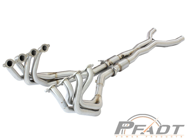 AFE: PFADT Series Tri-Y Long Tube Header & X-Pipe; Street Series Chevrolet Corvette (C7) & Z06 14-19 V8-6.2L/6.2L (sc) LT1
