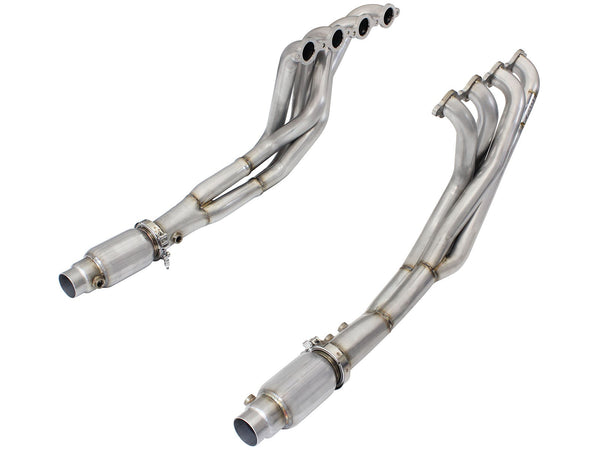 AFE: PFADT Series Tri-Y Long Tube Header & Connection Pipes; Street Series Chevrolet Camaro SS/ZL1 10-15 V8-6.2L/6.2L (sc)