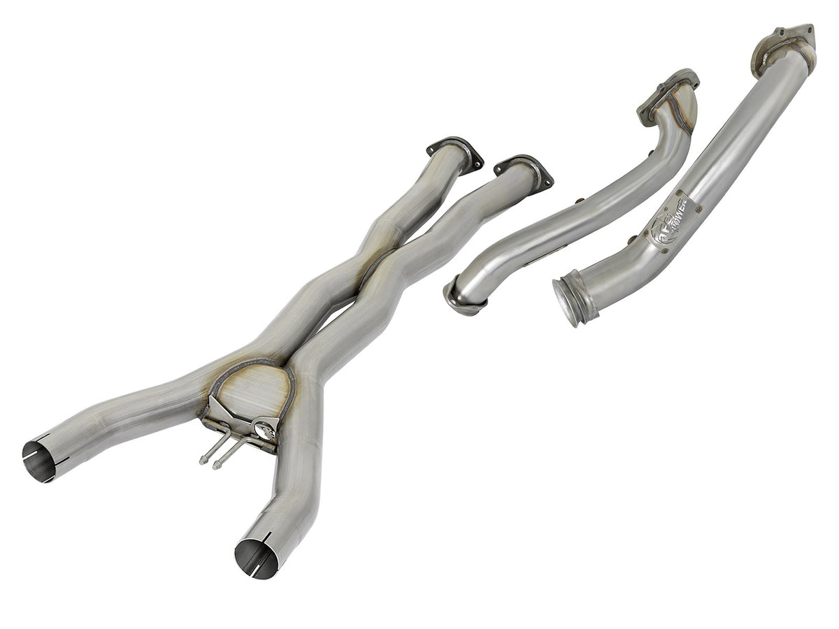 aFe Power: Cat Delete Pipes & X-Pipe [C7 Corvette GS Z06 ZR1
