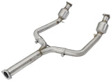AFE: Twisted Steel Y-Pipe (Street Series)  Nissan 350Z / Infiniti G35 (Coupe/Sedan) 03-06 V6-3.5L