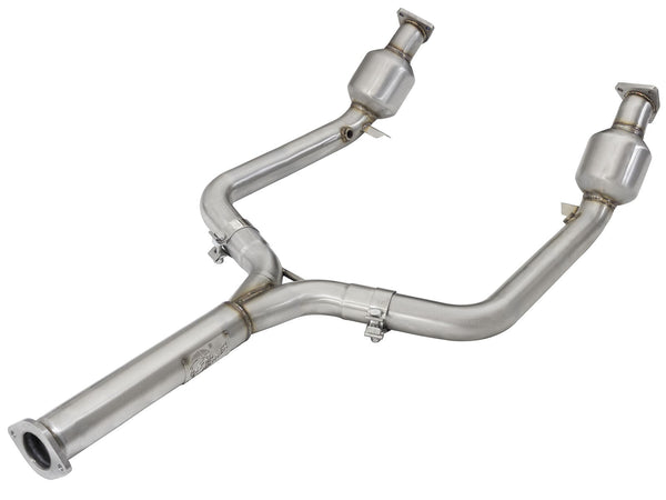 AFE: Twisted Steel Y-Pipe (Street Series)  Nissan 350Z / Infiniti G35 (Coupe/Sedan) 03-06 V6-3.5L