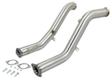 AFE: Twisted Steel Down-Pipes (Race Series) Infiniti Q50/Q60 16-19 V6-3.0L (tt)