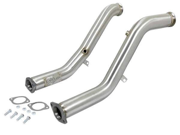 AFE: Twisted Steel Down-Pipes (Race Series) Infiniti Q50/Q60 16-19 V6-3.0L (tt)