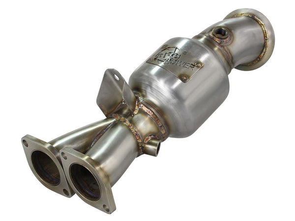 AFE: Twisted Steel Down-Pipe (Street Series) BMW 135i (E82/88) / 335i (E90/92/93) 11-13 L6-3.0L (t) N55