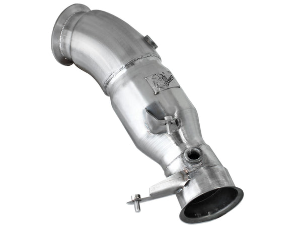 AFE: Twisted Steel Down-Pipe (Street Series) BMW 335i (F30) 12-13 L6-3.0L (t) N55