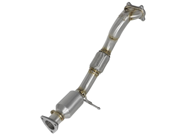 AFE: Twisted Steel Down-Pipe (Street Series) Honda Civic Si (Coupe/Sedan) 12-15 I4-2.4L