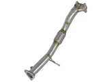 AFE: Twisted Steel Down-Pipe (Race Series) Honda Civic Si (Coupe/Sedan) 12-15 I4-2.4L