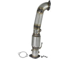AFE: Twisted Steel Down-Pipe - Race Series Hyundai Elantra GT 18-20 L4-1.6L (t)