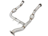 AFE: Twisted Steel Y-Pipe 3" to 3-1/2" Stainless Steel Exhaust System (Street Series) Ford F-150 15-20 V6-2.7L (tt)