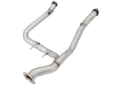 AFE: Twisted Steel Y-Pipe 3" to 3-1/2" Stainless Steel Exhaust System (Race Series) Ford F-150 15-20 V6-2.7L (tt)