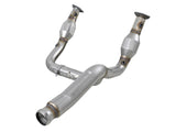 AFE: Twisted Steel Y-Pipe 3" to 3-1/2" Stainless Steel Exhaust System (Street Series) GM Silverado/Sierra 1500 14-19 V8-5.3L