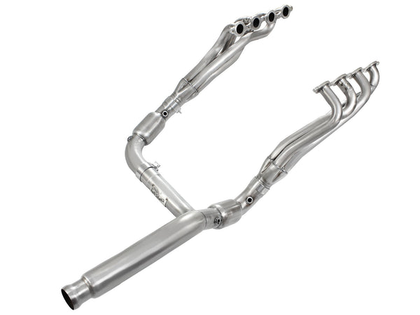 AFE: Twisted Steel Long Tube Header & Y-Pipe (Street Series) GM Silverado/Sierra 1500 14-19 V8-5.3L
