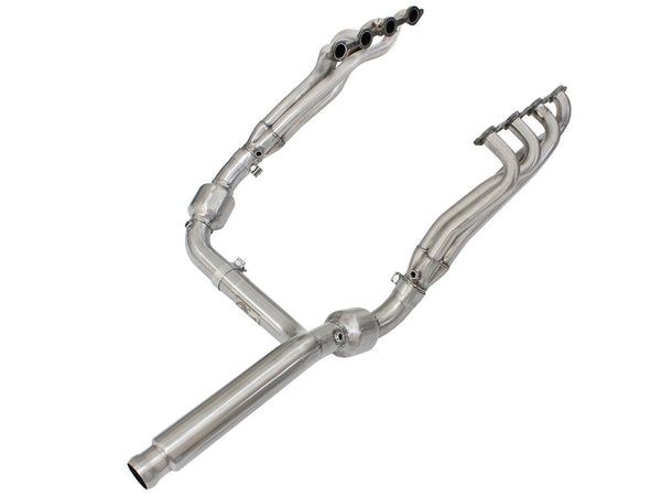 AFE: Twisted Steel Long Tube Header & Y-Pipe (Street Series) GM Silverado/Sierra 1500 09-13 V8-4.8L/5.3L