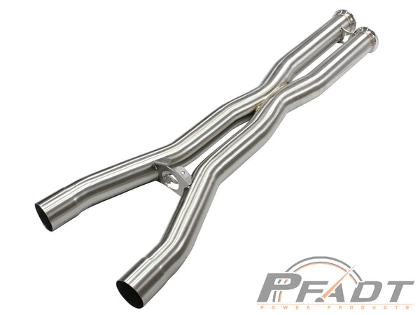 AFE: PFADT Series X-Pipe; Race Series Chevrolet Corvette Z06/ZR1 (C6) 06-13 V8-6.2L/7.0L (LS9/LS7)