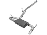 AFE: Scorpion 2-1/2" Aluminized Steel Cat-Back Exhaust System Jeep Wrangler (JK) 07-18 V6-3.8L/3.6L (4-Door)