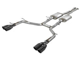 AFE: MACH Force-Xp 2-1/2" 304 Stainless Steel Cat-Back Exhaust System w/ Quad Black Tips Dodge Challenger SXT/GT 15-19 V6-3.6L