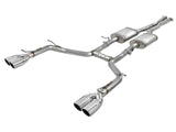 AFE: MACH Force-Xp 2-1/2" 304 Stainless Steel Cat-Back Exhaust System w/ Quad Polished Tips Dodge Challenger SXT/GT 15-19 V6-3.6L
