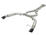 AFE: MACH Force-Xp 3" 304 Stainless Steel Cat-Back Exhaust System - Aggressive Tone w/Black Tips Ford Mustang 15-17 V8-5.0L