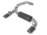 AFE: Takeda 3" 304 Stainless Steel Axle-Back Exhaust System Ford Focus RS 16-18 I4-2.3L (t)