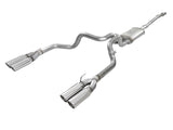 AFE: Vulcan Series 3" to Dual 3" 304 Stainless Steel Cat-Back Exhaust System GM Silverado/Sierra 1500 19-20 V8-5.3L