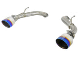 AFE: Takeda 2-1/2" 304 Stainless Steel Axle-Back Exhaust System Infiniti Q50 16-19 V6-3.0L (tt)