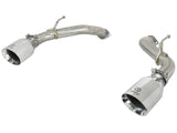 AFE: Takeda 2-1/2" 304 Stainless Steel Axle-Back Exhaust System Infiniti Q50 16-19 V6-3.0L (tt)
