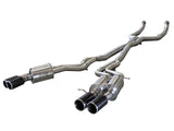 AFE: MACH Force-Xp 3" 304 Stainless Steel Cat-Back Exhaust System BMW M5 (F10) 12-17 V8-4.4L (tt) S63