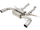 AFE: MACH Force-Xp 2-1/2" 304 Stainless Steel Axle-Back Exhaust System BMW 335i (E90/E92) 07-13 L6-3.0L (tt) N54/(t) N55