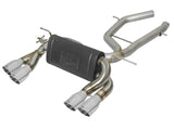 AFE: MACH Force-Xp 3" to 2-1/2" 304 Stainless Steel Axle-Back Exhaust System 15-19 BMW M3/M4 (F80/82/83) L6-3.0L (tt) S55