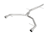 AFE: MACH Force-Xp 3" to 2-1/2" 304 Stainless Steel Axle-Back Exhaust System Audi A4 (B9) 17-19 L4-2.0L (t)