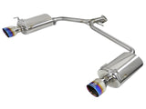 AFE: Takeda 2-1/4" to 1-3/4" 304 Stainless Steel Axle-Back Exhaust System Honda Accord (Sedan) Sport 13-17 I4-2.4L