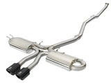 AFE: Takeda 3" to 2-1/2" 304 Stainless Steel Cat-Back Exhaust System Honda Civic Si (Sedan) 17-19 I4-1.5L (t)