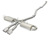 AFE: Takeda 3" to 2-1/2" 304 Stainless Steel Cat-Back Exhaust System Honda Civic Si (Sedan) 17-19 I4-1.5L (t)