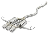 AFE: Takeda 3" 304 Stainless Steel Cat-Back Exhaust System w/ Tri-Polished Tips Honda Civic Type R 17-19 I4-2.0L (t)