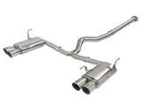 AFE: Takeda 3" to 2-1/4" 304 Stainless Steel Cat-Back Exhaust System Subaru WRX/STI 15-19 H4-2.0/2.5L (t)