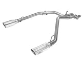 AFE: Large Bore-HD 3" 409 Stainless Steel DPF-Back Exhaust System w/5" Polished Tip RAM 1500 EcoDiesel 14-18 V6-3.0L (td)