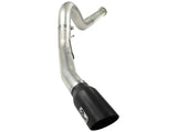AFE: Large Bore-HD 5" 409 Stainless Steel DPF-Back Exhaust System Ford Diesel Trucks 11-14 V8-6.7L (td)