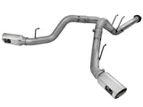 AFE: Large Bore-HD 4" 409 Stainless Steel DPF-Back Exhaust System Ford Diesel Trucks 11-14 V8-6.7L (td)